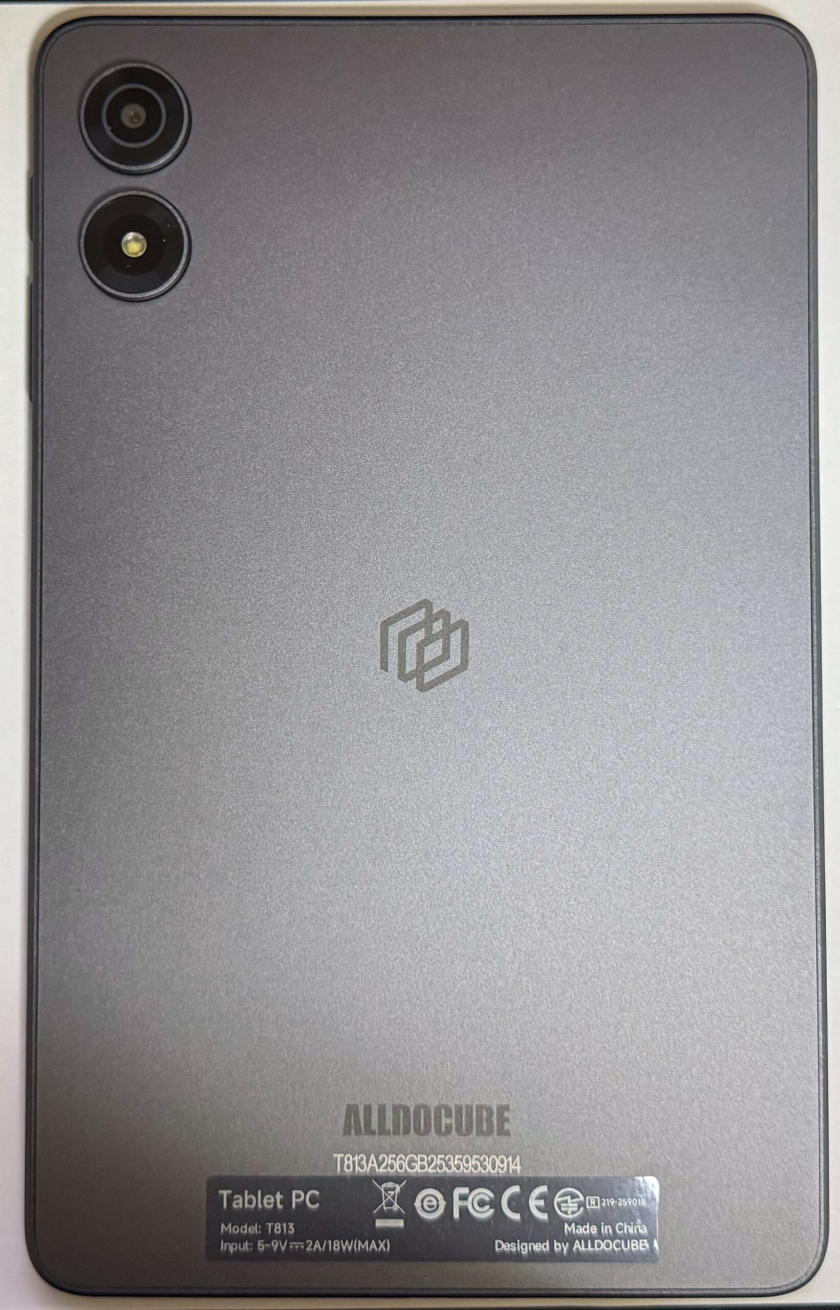 ALLDOCUBE iPlay 70 mini Pro 本体の裏